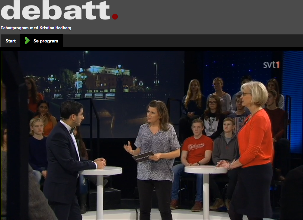 AKH i Svt Debatt 2014-12-11